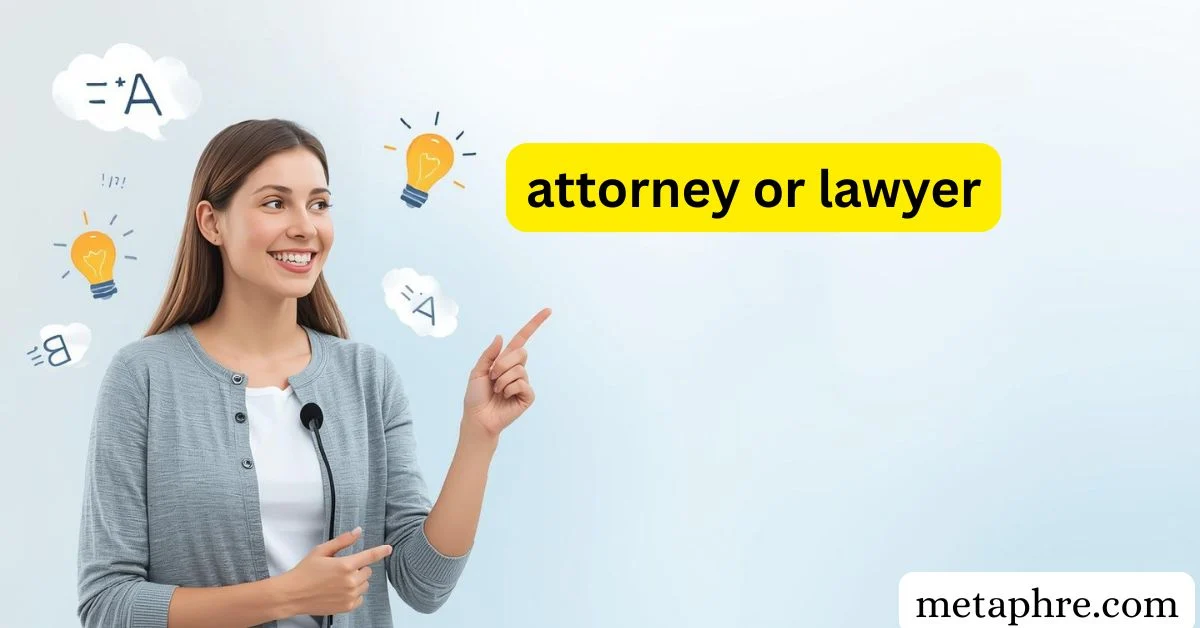 attorney or lawyer
